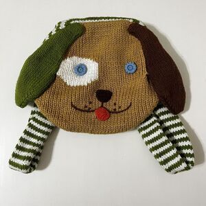 Blabla Kids Knit Puppy Dog Mini Small Backpack Bag Cotton